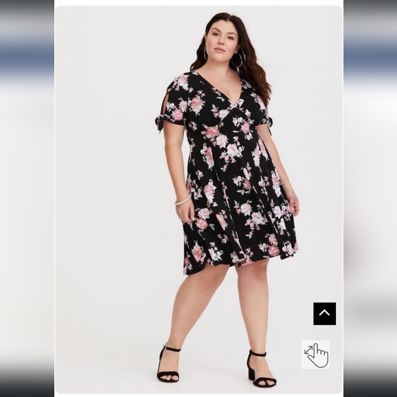 Torrid Mini Studio Knit Skater Dress - Picture 5 of 7